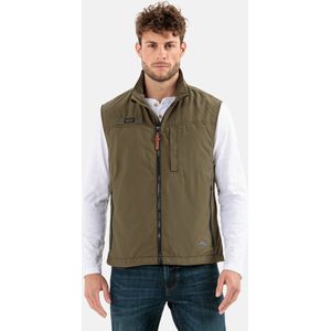 camel active Heren 460640/1O15 vest, olijfbruin, 48, olijfbruin, 48