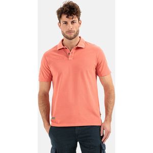 Camel Active poloshirt korte mouw oranje