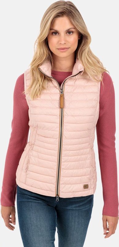 camel active - Gewatteerd Vest - Roze - Gerecycled Materiaal
