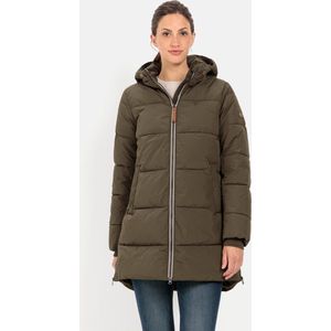 camel active Damesjas met capuchon, donkergroen, 36