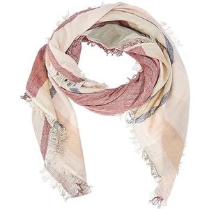 camel active Fijn geweven sjaal gemaakt van zachte katoenmix - Maat womenswear-OS - Rose bruin