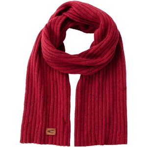 camel active Gebreide sjaal met merinowol - Maat menswear-OS - Rood