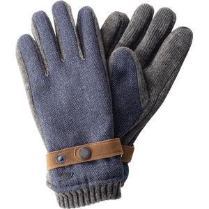 camel active Materiaalmix handschoen wanten, donkerblauw, XXL heren, Donkerblauw, XXL