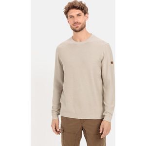 Camel Active, Heren, Truien, Beige, Maat: 3XL Katoen,