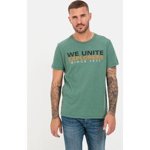 camel active T-shirt voor heren, pine green, S