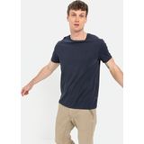 camel active Basic T-shirt van duurzame organic cottonenswear - Donkerblauw