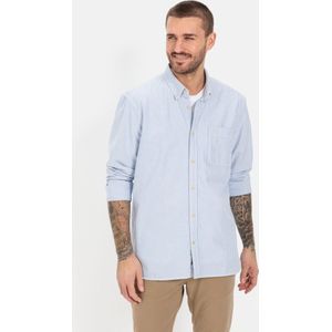 Camel Active - Overhemd - Streepdessin - Biologisch Katoen - Button-Down Kraag