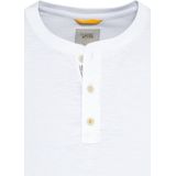 camel active Henleyshirt met korte mouwen van zuiver katoenenswear - Wit