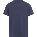 camel active Henleyshirt met korte mouwen van zuiver katoenenswear - Donkerblauw