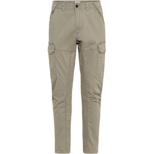 camel active Tapered Fit cargobroek voor heren, Kaki, 32W / 34L