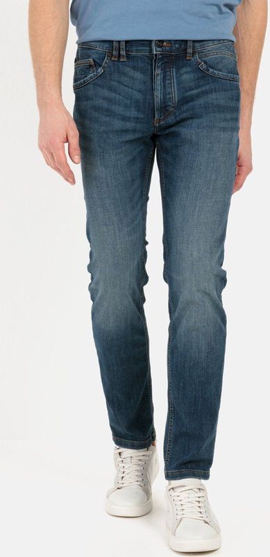 camel active Slim Fit fleXXXactive® Jeans - Maat menswear-48/34 - Donker blauw