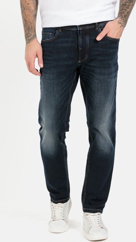 Camel Active - Actieve Jeans - Camelkleur - Stretch Katoen - Regular Fit