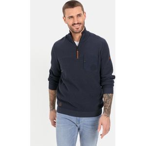 Camel Active - 409585-3K12 - Trui - Nachtblauw - Moderne stijl