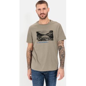 Camel Active - T-shirt - Bruin - 100% Katoen