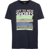 Camel Active t-shirt donkerblauw