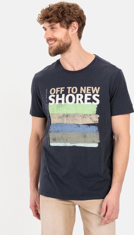 Camel Active t-shirt donkerblauw