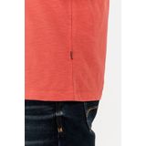 camel active T-shirt met print gemaakt van duurzame organic cottonenswear - Rood