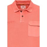 Camel Active - Piqué Poloshirt - Oranje - Gecertificeerd Organic Cotton
