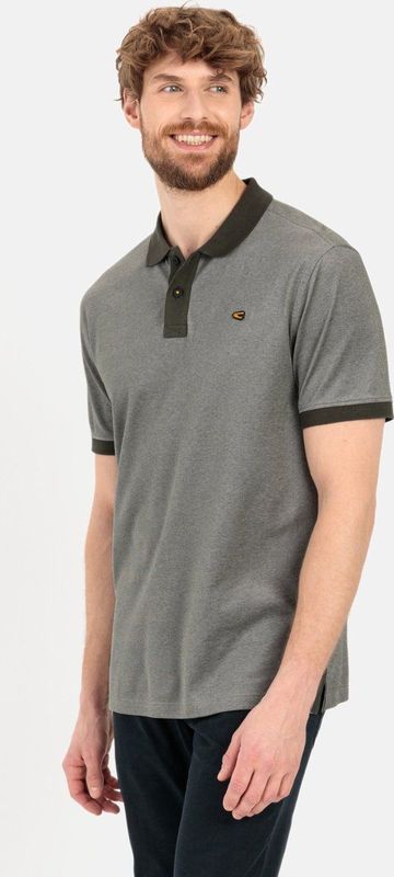 camel active - Piqué Poloshirt - Donkergroen - Katoen/Mix - Cooling Effect