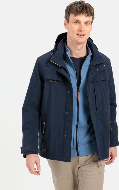 Camel Active - Tussenjas - Donkerblauw - 100% Polyester - Wijde Fit