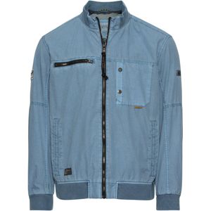 Camel Active - Tussenjas - Blauw - Katoen/Polyester - Wijde Fit