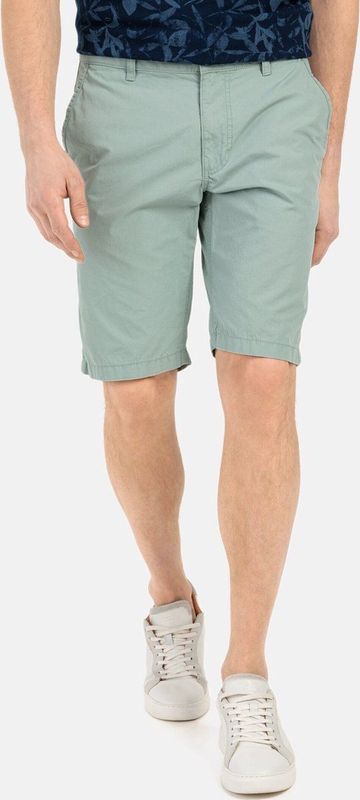 camel active Chino Shorts regular fit - Maat menswear-38IN - Blauw-Groen