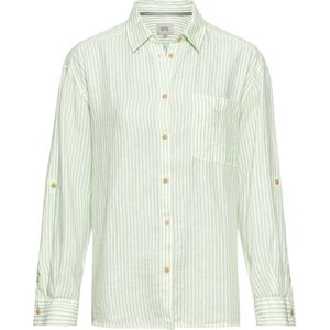 Camel Active - Overshirt - Gestreept - Linnen - Relaxed Fit