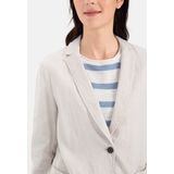 camel active Casual blazer in linnenmix - Maat womenswear-34 - Zand