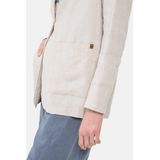camel active Casual blazer in linnenmix - Maat womenswear-34 - Zand