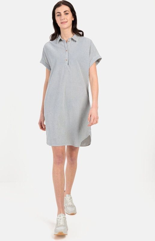 Camel Active - Instapjurk - Streep - Seersucker - Katoen