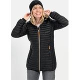 camel active - Gewatteerde Jas - Zwart - Gemaakt van Gerecycled Polyamide