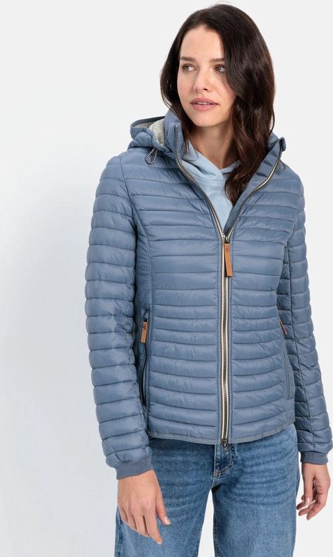 Camel Active - Lichtgewicht Gewatteerde Jas - Blauw - Gerecycled Polyamide - Winddicht, Waterafstotend