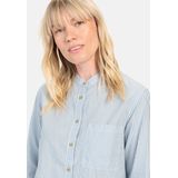 Camel Active - Blouse - Gestreept - Katoen - Relaxte Snit