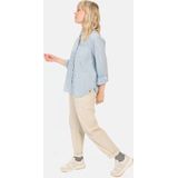 Camel Active - Blouse - Gestreept - Katoen - Relaxte Snit