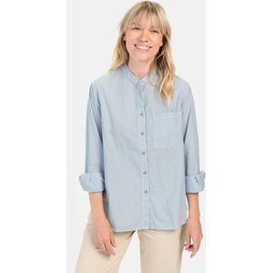 Camel Active - Blouse - Gestreept - Katoen - Casual Silhouet
