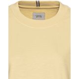 camel active - Sweatshirt - Vanille - Ronde Hals - Puur Katoen