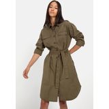 camel active - Overhemdjurk - Donker kaki - Met Stoffen Strikceintuur