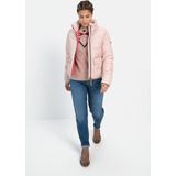 camel active Cropped pufferjack van gerecycled polyester - Maat womenswear-40 - Roze