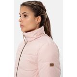 camel active Cropped pufferjack van gerecycled polyester - Maat womenswear-40 - Roze