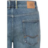 Jeans - Indigo Bleached - Five-Pocketsstijl - Knoop en Ritssluiting