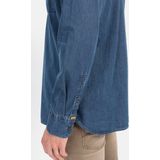 camel active - Lange Mouw Shirt - Nachtblauw - Denimlook