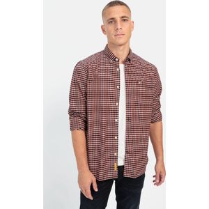 Camel Active - Vrijetijdsoverhemd - Katoen - Blauw - Regular Fit