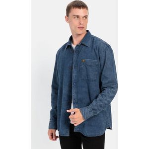 Camel Active - Shirt - Nachtblauw - Lange Mouwen