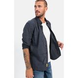 Camel Active - Overhemd - Donkerblauw - Geprint - 100% Katoen