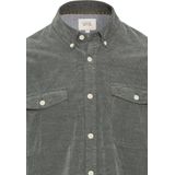 Camel Active - Overshirt - Groen - Katoen - Wijde Fit - Dubbele Borstzak