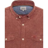 Camel Active - Casual Overhemd - Rood - Lange Mouwen
