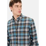 camel active Shirt met lange mouwen, blauw (steel blue), S