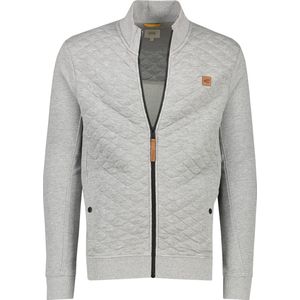 camel active - Trainingsjack - Grijs - Gewatteerd Patroon - Heren