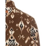 Camel Active - Fleecejas - Camel - Pluche - Jacquard-Patroon