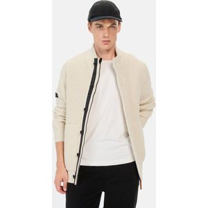 Camel Active - Vest - Grijs - Katoen/Wol